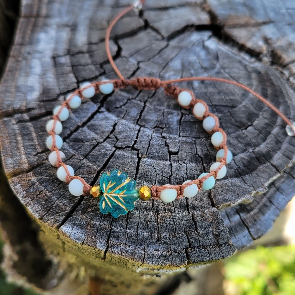 Boho Hippie Gypsy Soul Beaded Macramé Bracelet.